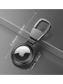 Apple AirTag Metalinis Dėklas – Pakabukas su Karabino Dizainu