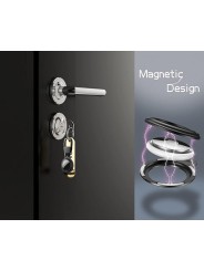 Apple AirTag Metalinis Dėklas – Pakabukas su Karabino Dizainu