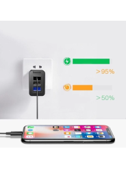 Baseus Universalus Kelioninis Greito Krovimo Adapteris USB/AC/DC – Juodas