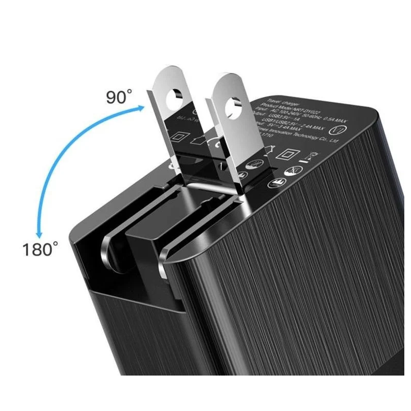 Baseus Universalus Kelioninis Greito Krovimo Adapteris USB/AC/DC – Juodas Baseus Universalus Kelioninis Greito Krovimo Adapteris USB/AC/DC – Juodas