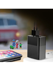 Baseus Universal Travel Fast Charging Adapter USB/AC/DC – Black