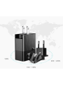 Baseus Universalus Kelioninis Greito Krovimo Adapteris USB/AC/DC – Juodas Baseus Universalus Kelioninis Greito Krovimo Adapteris USB/AC/DC – Juodas