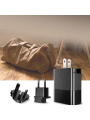 Baseus Universalus Kelioninis Greito Krovimo Adapteris USB/AC/DC – Juodas Baseus Universalus Kelioninis Greito Krovimo Adapteris USB/AC/DC – Juodas