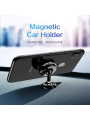 FLOVEME Universal Magnetic Car Phone Holder – Adjustable 360° Head – Black
