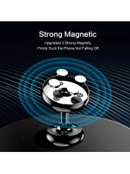 FLOVEME Universal Magnetic Car Phone Holder – Adjustable 360° Head – Black