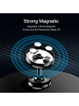 FLOVEME Universal Magnetic Car Phone Holder – Adjustable 360° Head – Black