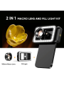 APEXEL 4K HD 100mm Macro Lens with LED Lighting & Case – Universal APEXEL 4K HD 100mm Macro Lens with LED Lighting & Case – Universal