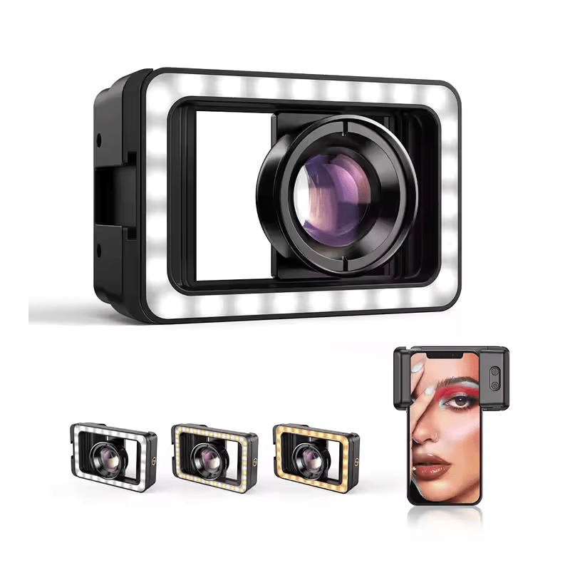 APEXEL 4K HD 100mm Macro Lens with LED Lighting & Case – Universal APEXEL 4K HD 100mm Macro Lens with LED Lighting & Case – Universal