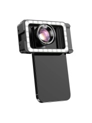 APEXEL 4K HD 100mm Macro Lens with LED Lighting & Case – Universal