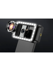 APEXEL 4K HD 100mm Macro Lens with LED Lighting & Case – Universal