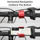 Universalus telefono laikiklis dviračiui arba paspirtukui Cyclingbox, juodas