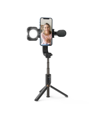 Blitzwolf BW-BS15 Tripod Selfie Stick with Lighting, Microphone & Bluetooth Remote
