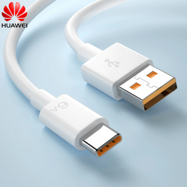Greito krovimo 66W USB Type-C telefono laidas Huawei 6A, 1m