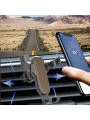 Car Phone Holder with Seatbelt Cutter & Glass Breaker - YuRoad for Grilles
