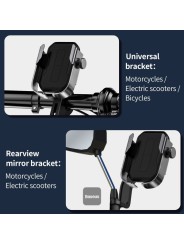 Universalus telefono laikiklis dviračiui, paspirtukui ar motociklui – BASEUS Armor