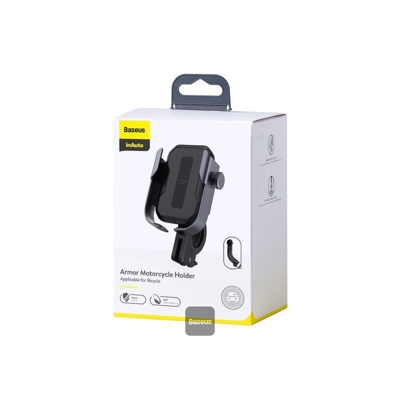 Universal Phone Holder for Bicycle, Scooter, or Motorcycle – BASEUS Armor Universal Phone Holder for Bicycle, Scooter, or Motorcycle – BASEUS Armor