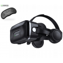 Virtualios realybės 3D akiniai VR Shinecon G04EA su  ausinėmis, valdymo mygtukais ir Bluetooth pulteliu