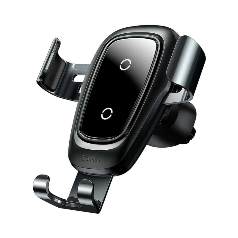 Metalinis belaidis automobilinis telefono įkroviklis ir laikiklis – BASEUS Gravity