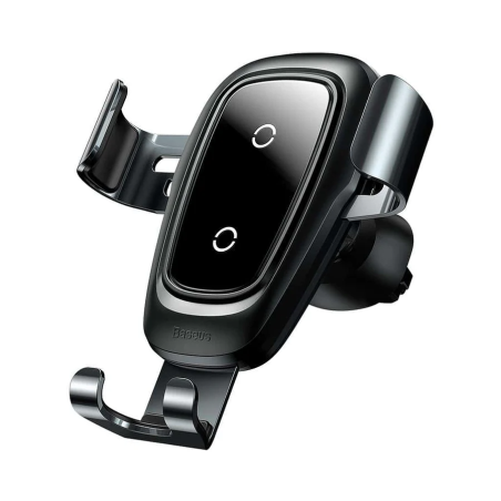 Metalinis belaidis automobilinis telefono įkroviklis ir laikiklis – BASEUS Gravity