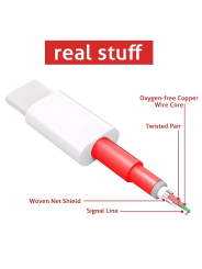 USB Type-C telefono laidas OnePlus 'Warp Charge' 6A – 1m/1.5m