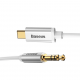 Laidas Baseus USB Type-C, 3.5 mm male, 1.2 m