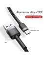 USB 2.0 to Type-C Reinforced Charging & Data Cable BASEUS 3A – 1m