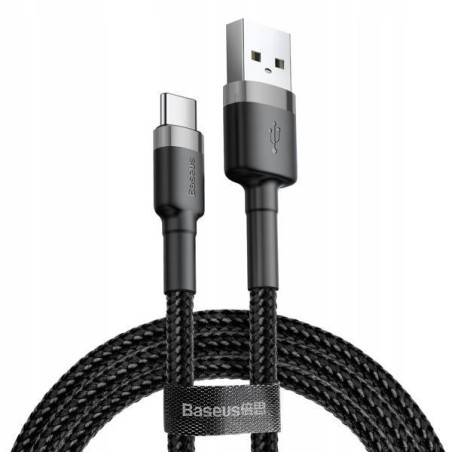 USB 2.0 to Type-C Reinforced Charging & Data Cable BASEUS 3A – 1m