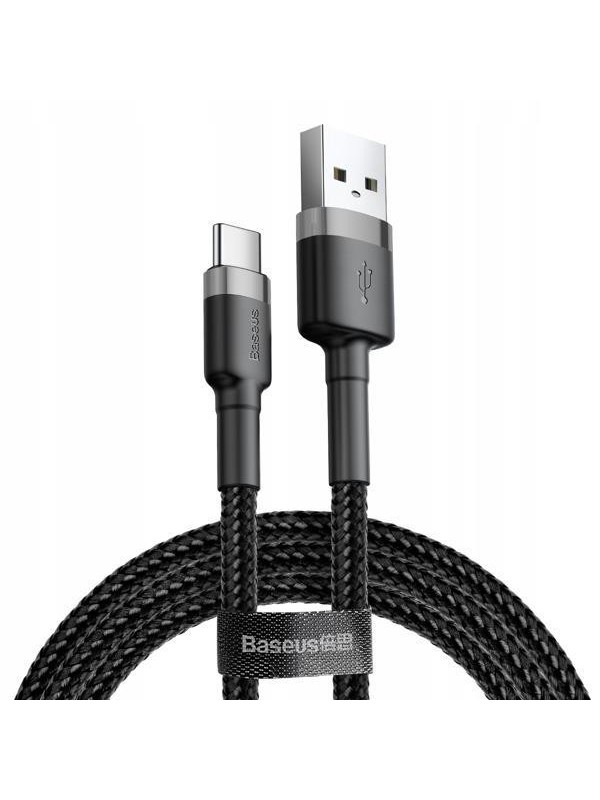 USB 2.0 to Type-C Reinforced Charging & Data Cable BASEUS 3A – 1m