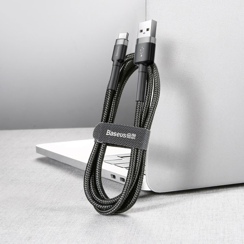 USB 2.0 to Type-C Reinforced Charging & Data Cable BASEUS 3A – 1m