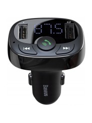 Automobilinis FM moduliatorius, 3.4A USB įkroviklis, MP3 grotuvas su Bluetooth 4.2 BASEUS CCTM-01