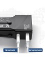 Universalus kelioninis adapteris LENCENT su USB QC 3.0 ir Type-C PD 20W – EU, US, AU, UK