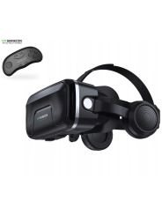 Virtual Reality 3D Glasses VR Shinecon G04EA with Headphones, Control Buttons, and Bluetooth Remote