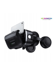Virtual Reality 3D Glasses VR Shinecon G04EA with Headphones, Control Buttons, and Bluetooth Remote