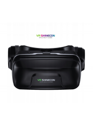 Virtual Reality 3D Glasses VR Shinecon G04EA with Headphones, Control Buttons, and Bluetooth Remote