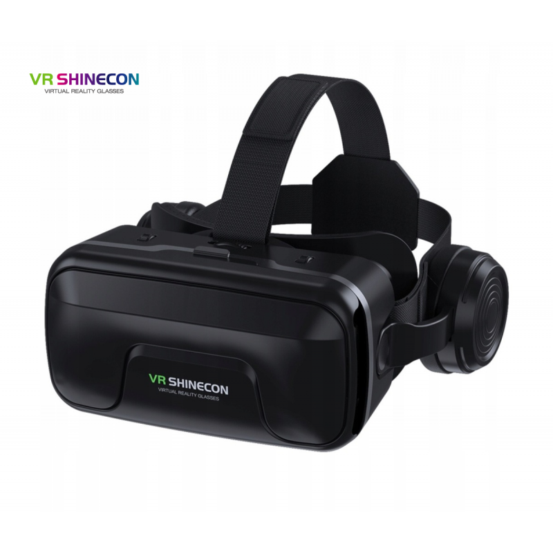 Virtualios realybės 3D akiniai VR Shinecon G04EA su ausinėmis, valdymo mygtukais ir Bluetooth pulteliu Virtualios realybės 3D akiniai VR Shinecon G04EA su ausinėmis, valdymo mygtukais ir Bluetooth pulteliu