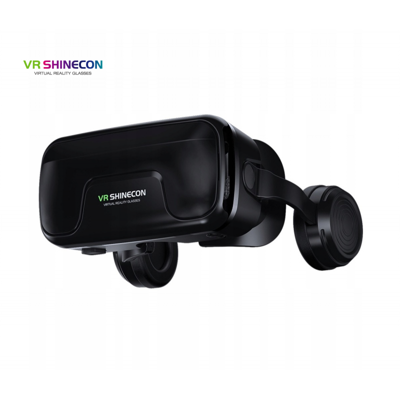 Virtualios realybės 3D akiniai VR Shinecon G04EA su ausinėmis, valdymo mygtukais ir Bluetooth pulteliu Virtualios realybės 3D akiniai VR Shinecon G04EA su ausinėmis, valdymo mygtukais ir Bluetooth pulteliu