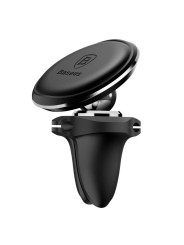 BASEUS Magnetic Car Phone Holder for Air Vents with Adjustable Head & Cable Clip