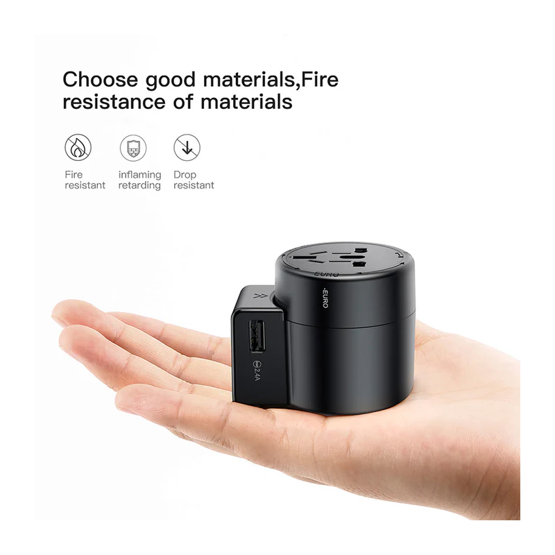 Baseus Universal 2-Port USB Phone Charger with US, UK, EU, and AU Plugs Baseus Universal 2-Port USB Phone Charger with US, UK, EU, and AU Plugs
