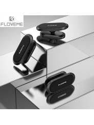 Automobilinis magnetinis telefono laikiklis FLOVEME su kojele ir 360° reguliuojama galva – Juodas