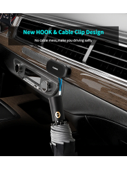 FLOVEME Magnetic Car Phone Holder with Stand & 360° Adjustable Head – Black