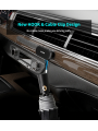FLOVEME Magnetic Car Phone Holder with Stand & 360° Adjustable Head – Black