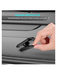 FLOVEME Magnetic Car Phone Holder with Stand & 360° Adjustable Head – Black