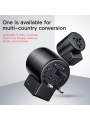 Baseus Universal 2-Port USB Phone Charger with US, UK, EU, and AU Plugs Baseus Universal 2-Port USB Phone Charger with US, UK, EU, and AU Plugs
