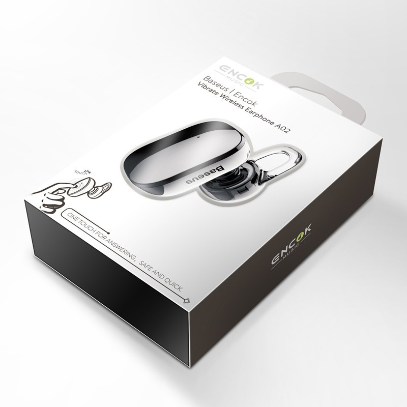 Laisvų rankų įranga – mini bevielė Bluetooth ausinė BASEUS Encok