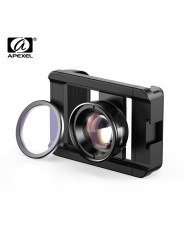 Apexel Universal 4K HD 100mm Macro Lens with CPL Filter & Case