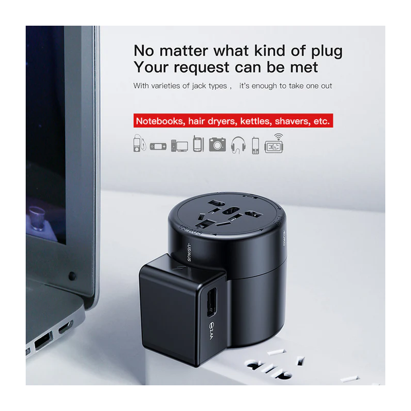 Baseus Universal 2-Port USB Phone Charger with US, UK, EU, and AU Plugs Baseus Universal 2-Port USB Phone Charger with US, UK, EU, and AU Plugs