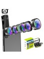 Apexel Universal 6-in-1 Phone Lens Kit with Protective Case