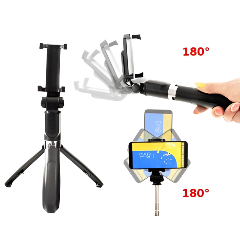 Tripod Bluetooth Selfie Stick with Remote Control