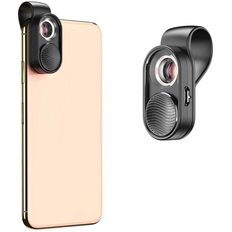 Universal Macro Phone Lens with LED – APEXEL Microscope X100