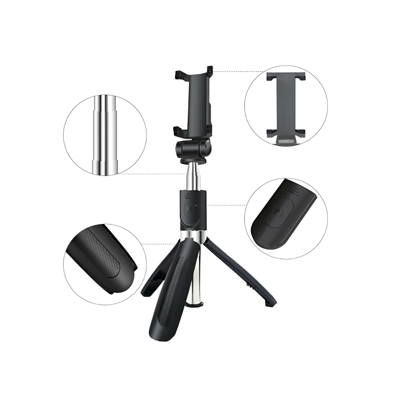 Tripod Bluetooth Selfie Stick with Remote Control